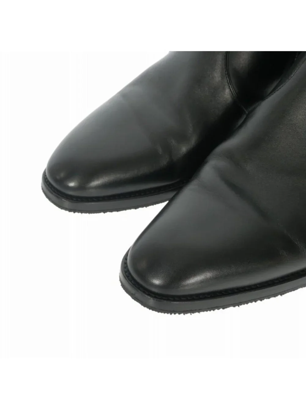 Saint Laurent Paris Wyatt Zipped Boots Leather Side Zip Shoes 41 Black